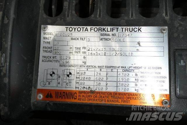 Toyota 8FGCU25 堆高機(叉車)-其他