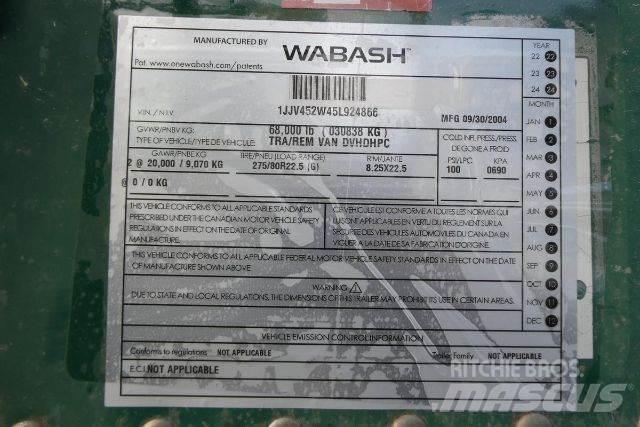 Wabash DVHDHPC 箱體拖車