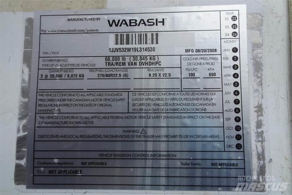 Wabash DVHDHPC 箱體拖車