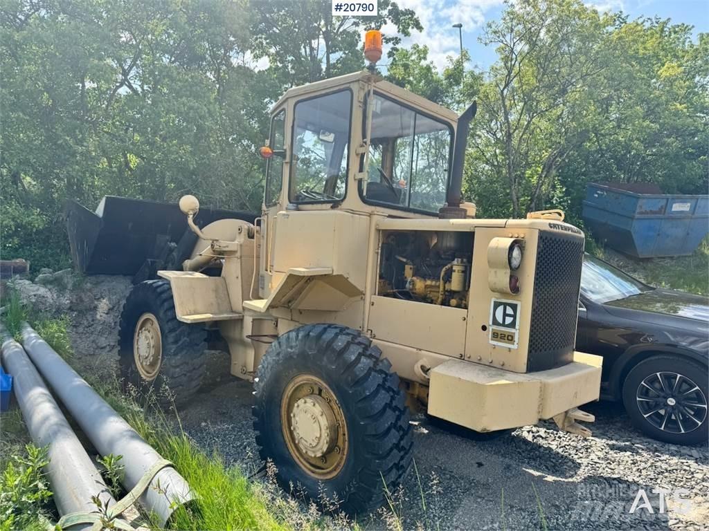 CAT 920 輪胎式裝載機