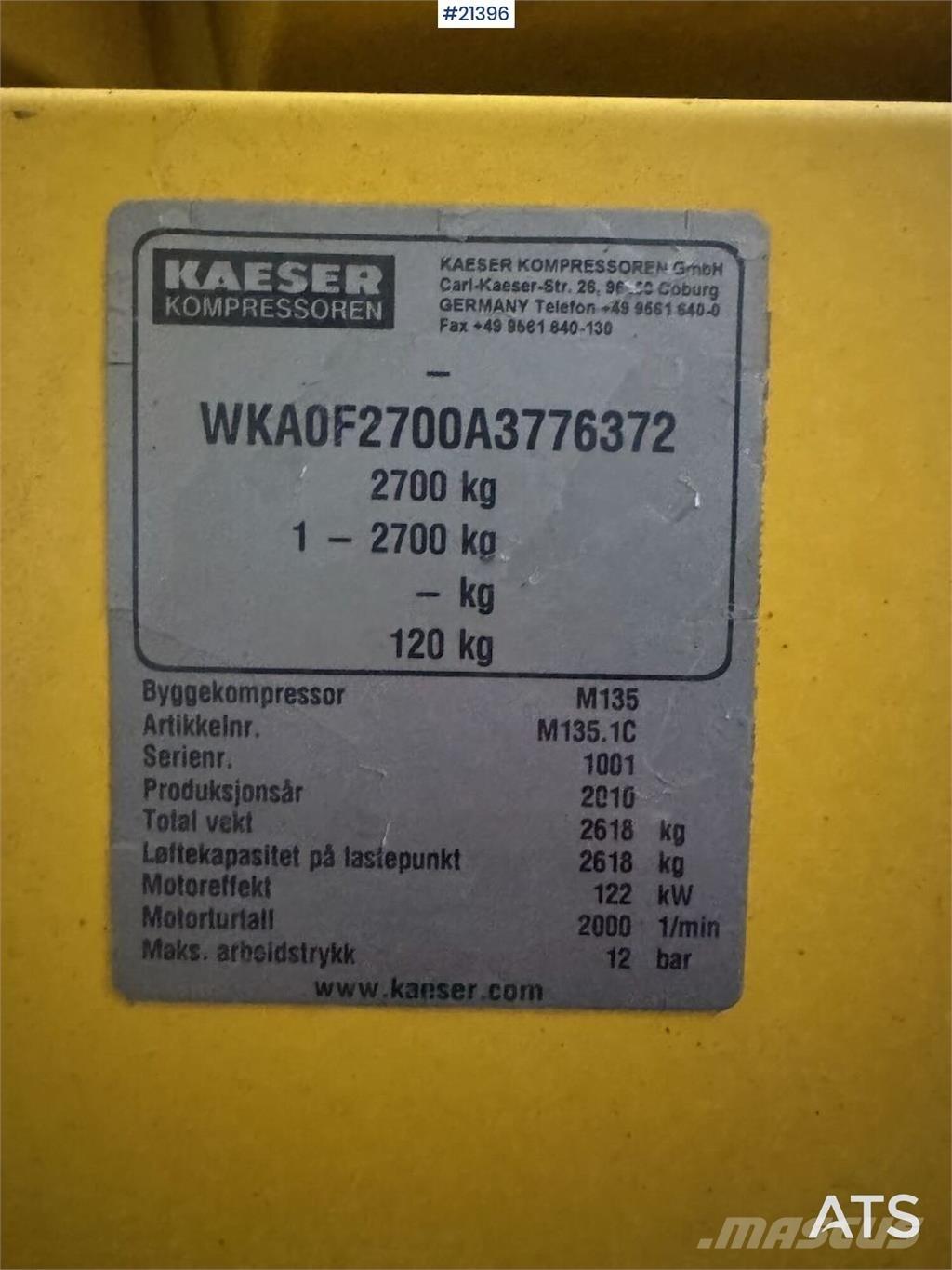 Kaeser M135 空氣壓縮機