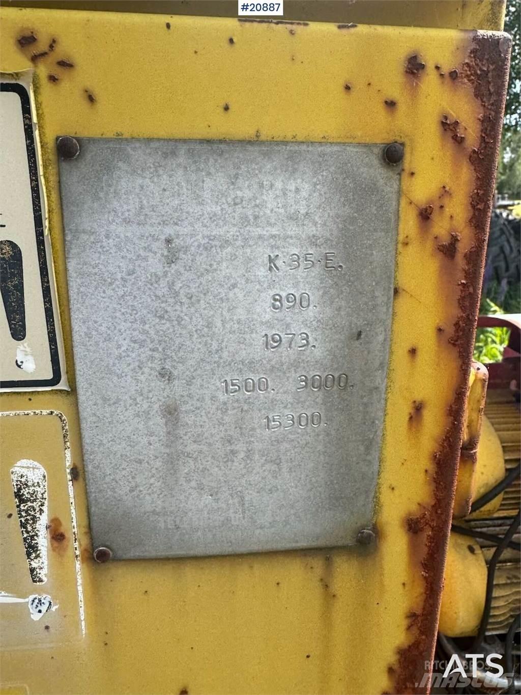 Krøll K35E Tårnkran 塔式起重機