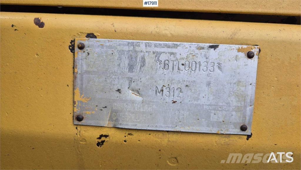 CAT M312 旋轉式挖土機/掘鑿機/挖掘機