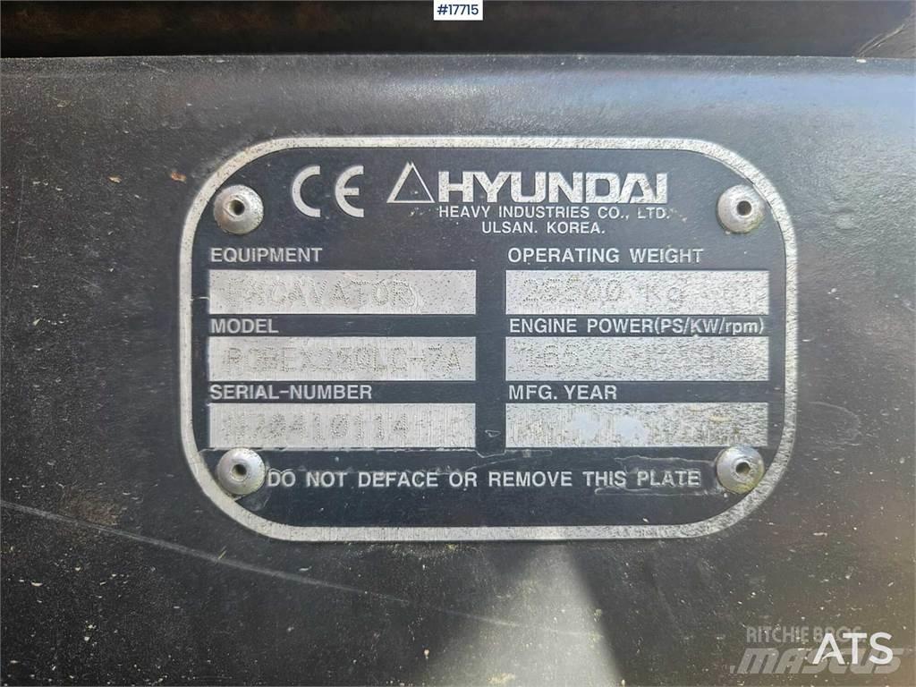 Hyundai 250 LC- 7A 履帶式 挖土機/掘鑿機/挖掘機