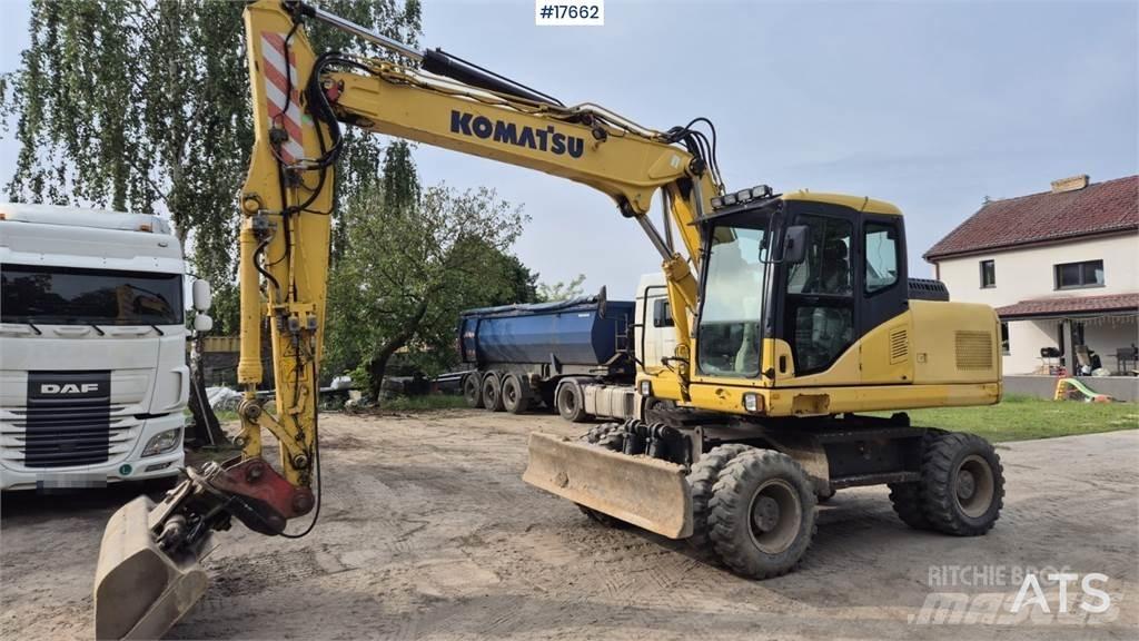 Komatsu PW 160 旋轉式挖土機/掘鑿機/挖掘機