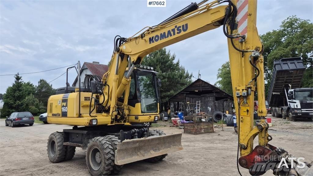 Komatsu PW 160 旋轉式挖土機/掘鑿機/挖掘機