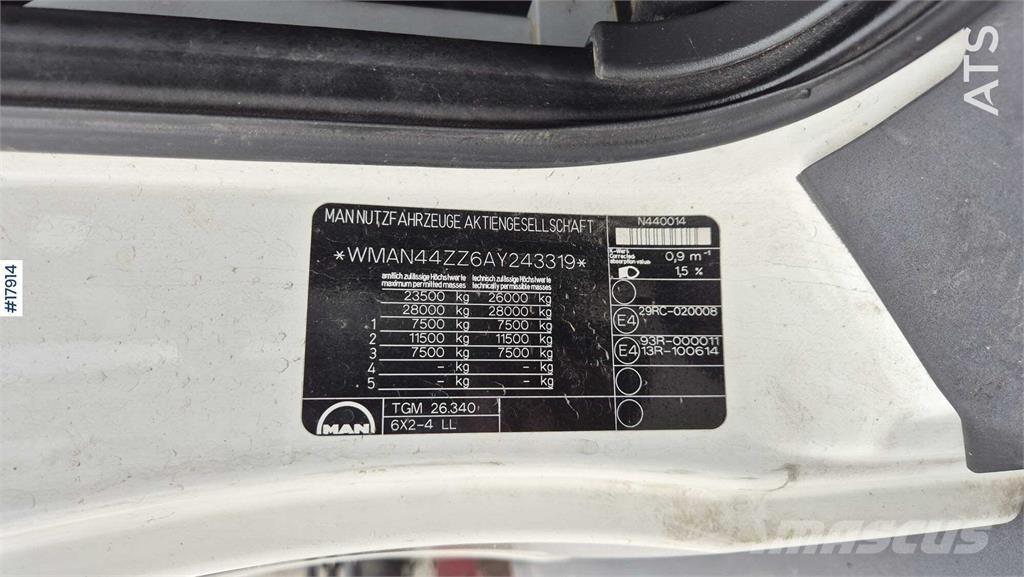MAN TGM 26.340 起重機卡車