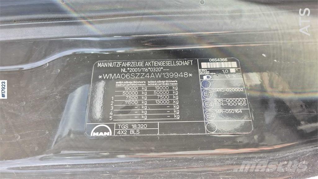 MAN TGS 18.320 曳引機組件