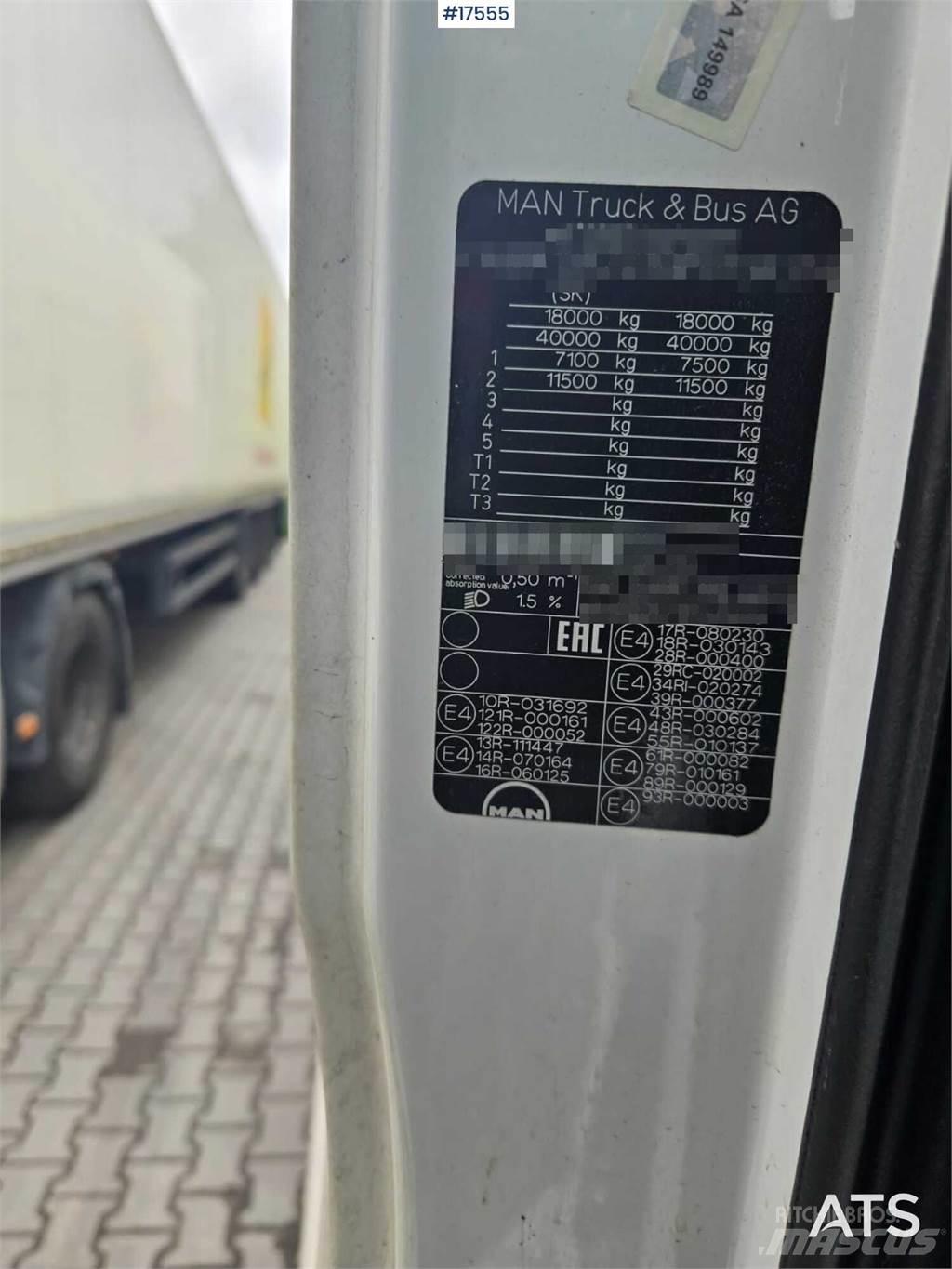 MAN TGX 18.480 曳引機組件