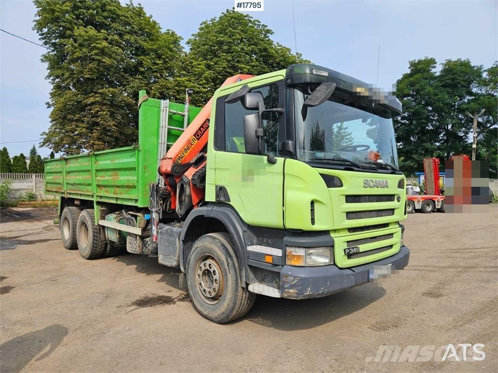 Scania P 340 起重機卡車