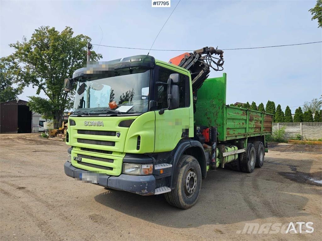 Scania P 340 起重機卡車
