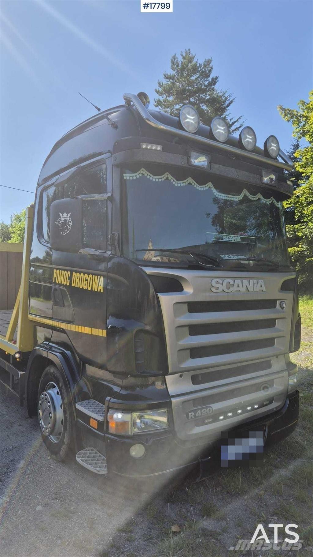 Scania R420 平板 / 絞盤 卡車