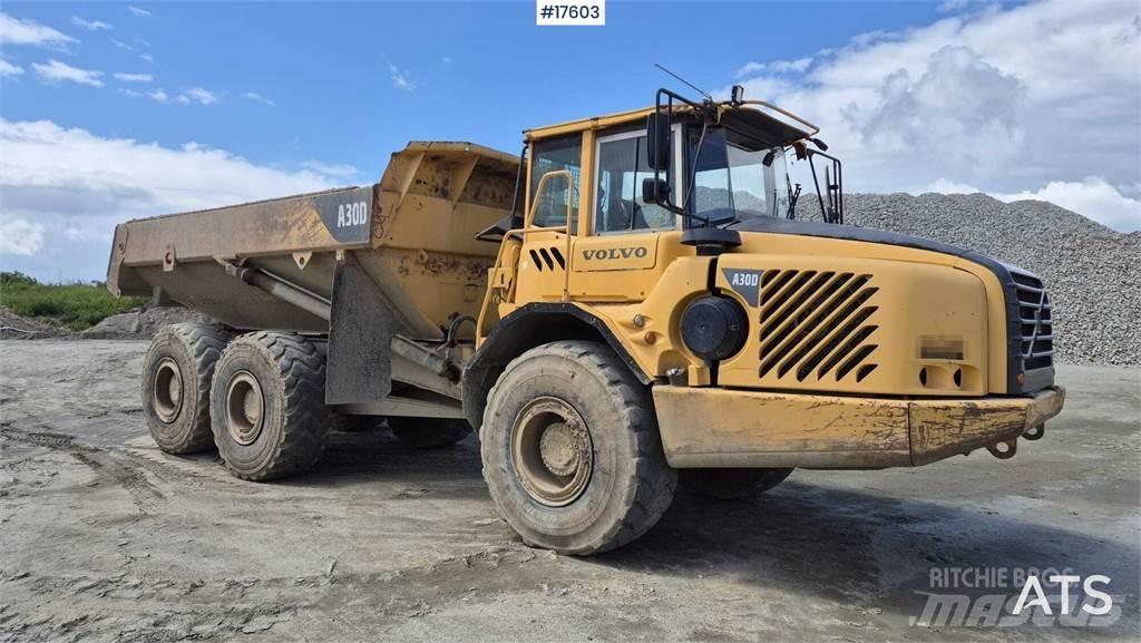 Volvo A30D 鉸接式起吊車