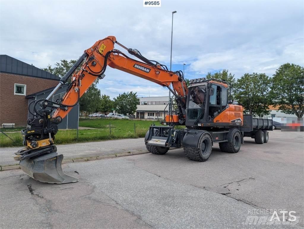 Doosan DX160W-7 旋轉式挖土機/掘鑿機/挖掘機