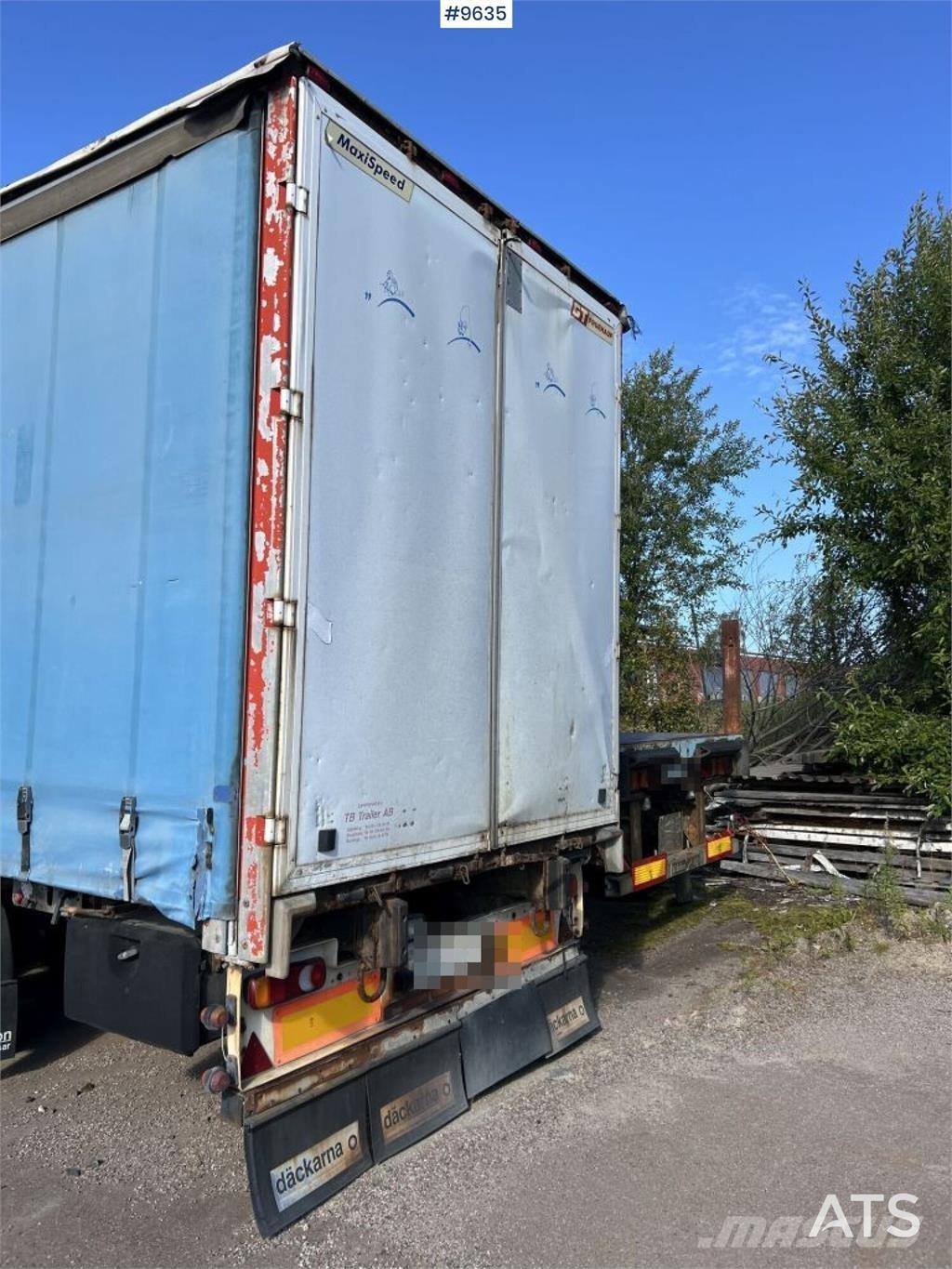 Fruehauf SS136/P3S 篷布半拖車