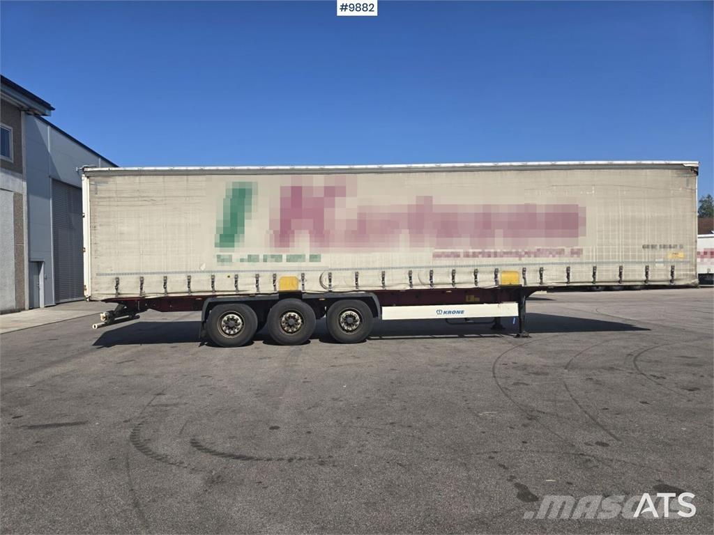 Krone trailer 篷布半拖車