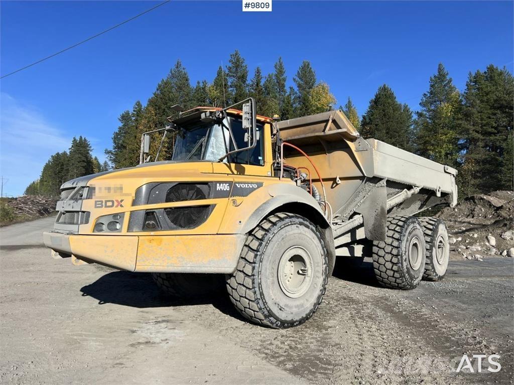 Volvo A40G dump truck 鉸接式起吊車