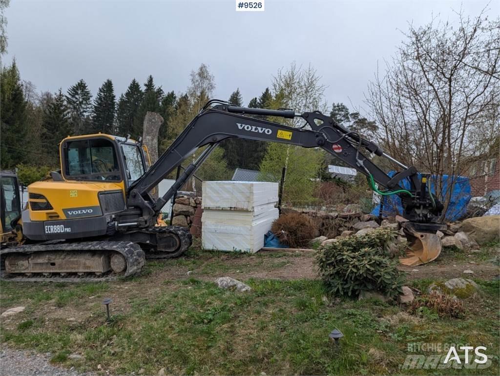 Volvo ECR88D PRO 中型挖土機/掘鑿機/挖掘機 7t-12t