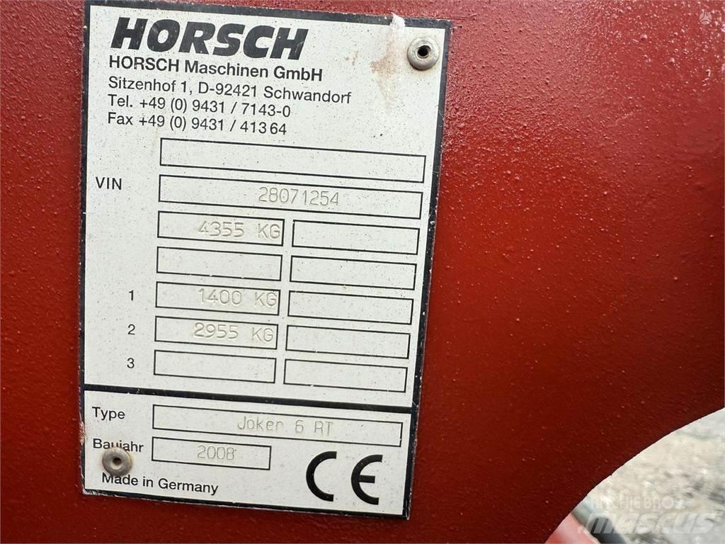 Horsch Joker 6RT 田間拖曳