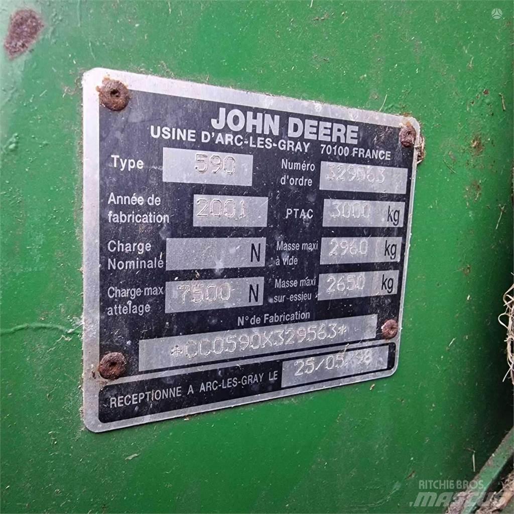 John Deere 590 圓型牧草打包機