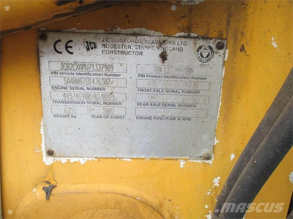  JSB 2CX 輪胎式裝載機