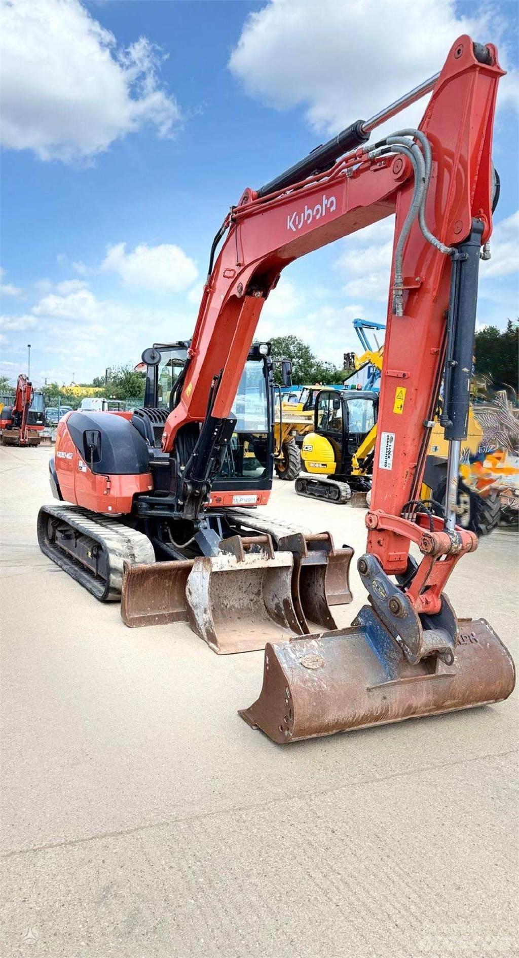 Kubota KX080-4 履帶式 挖土機/掘鑿機/挖掘機