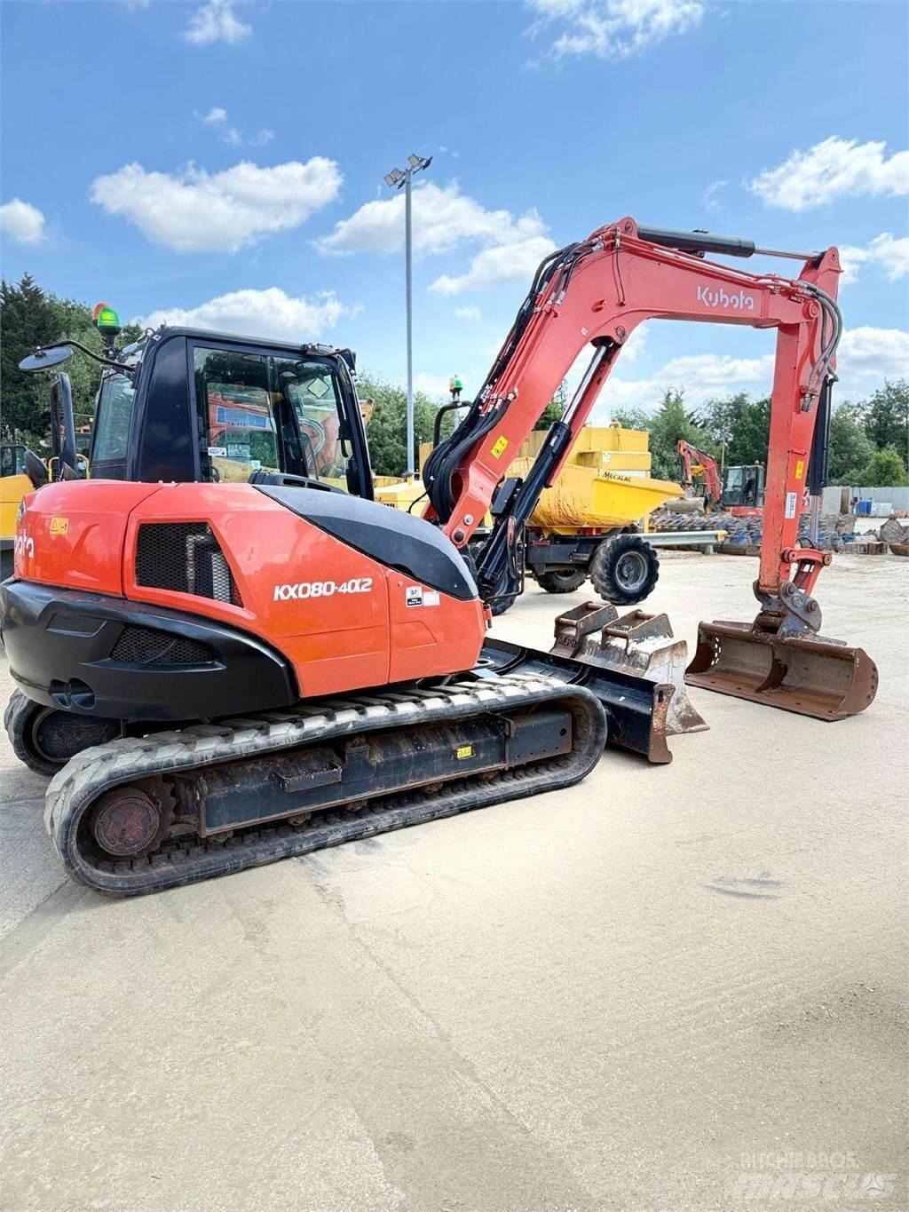 Kubota KX080-4 履帶式 挖土機/掘鑿機/挖掘機