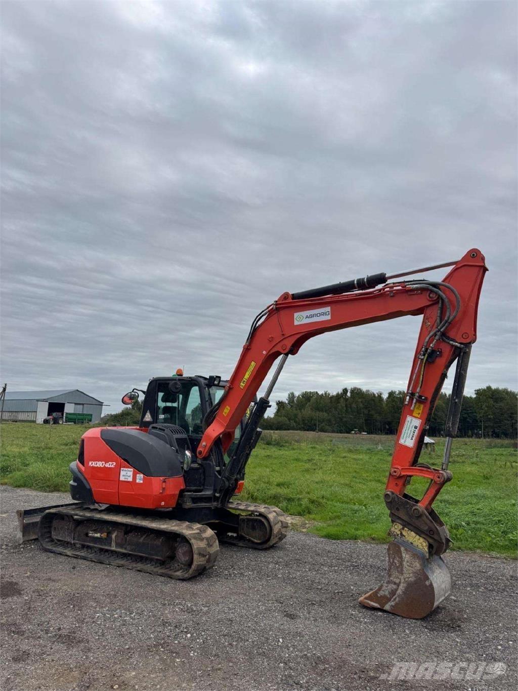 Kubota KX080-4a2 履帶式 挖土機/掘鑿機/挖掘機