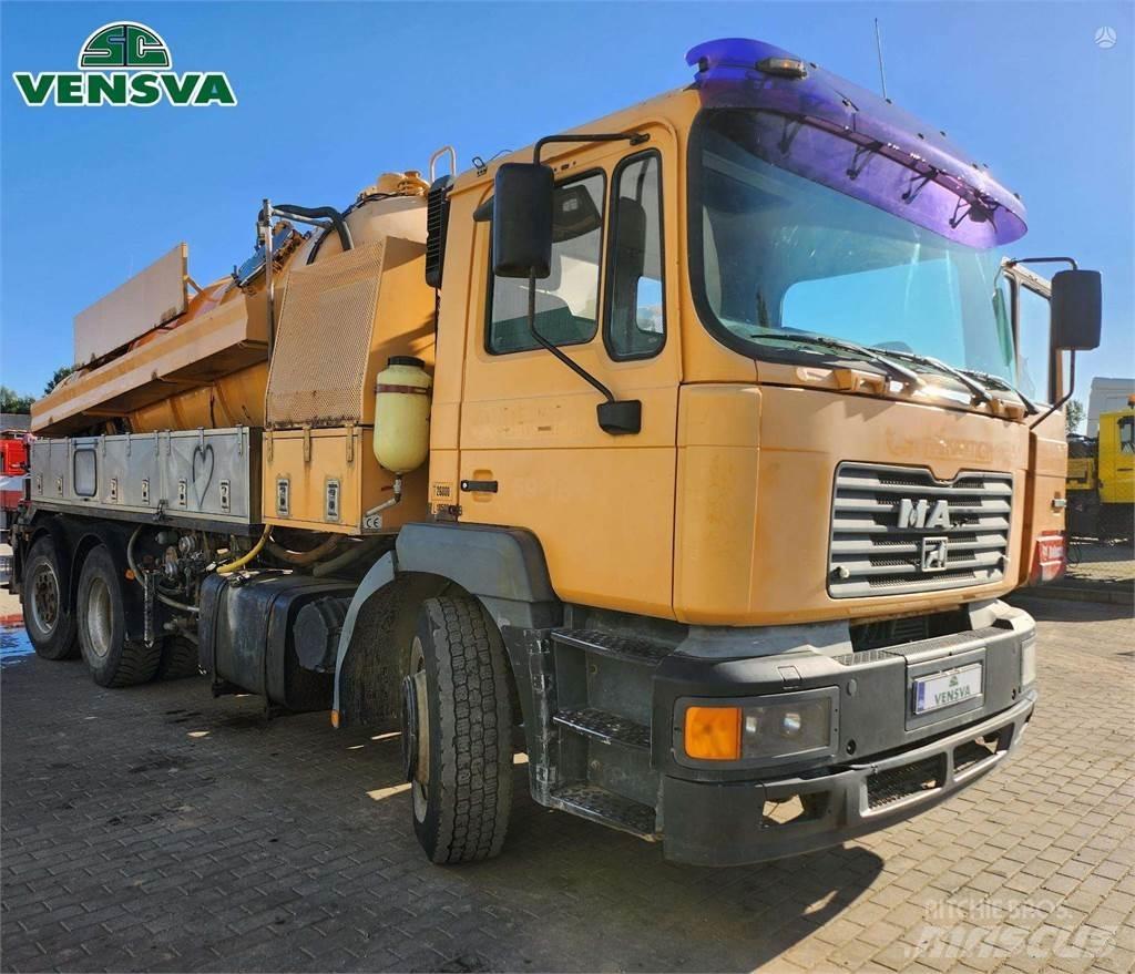 MAN FE 26T 6x2 組合/真空油槽車