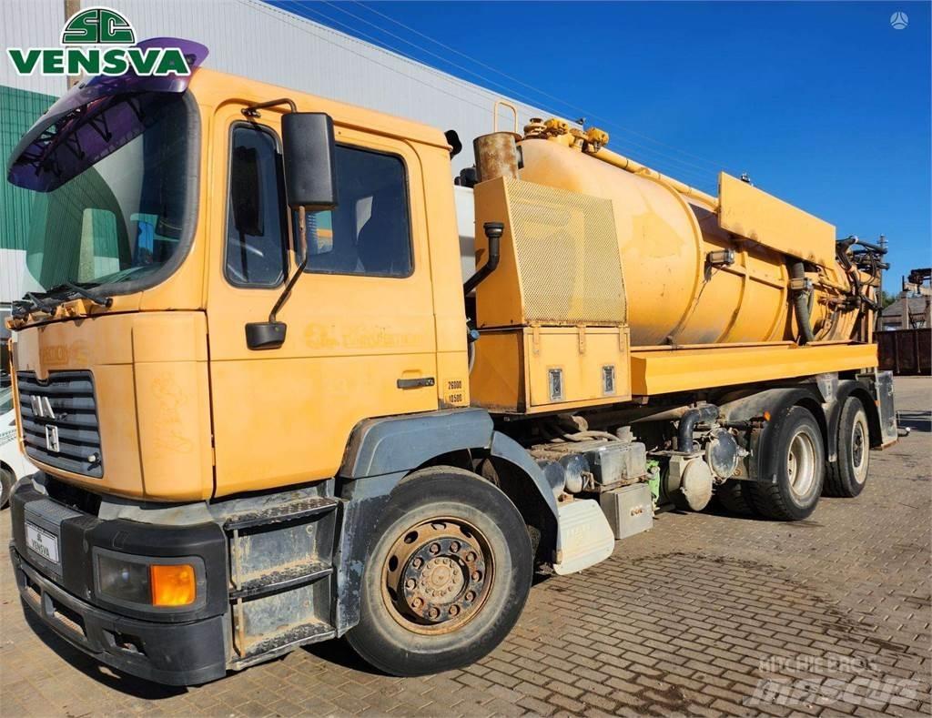 MAN FE 26T 6x2 組合/真空油槽車