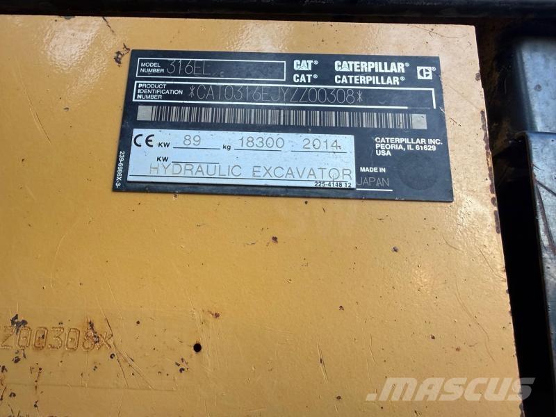 CAT 316E 履帶式 挖土機/掘鑿機/挖掘機