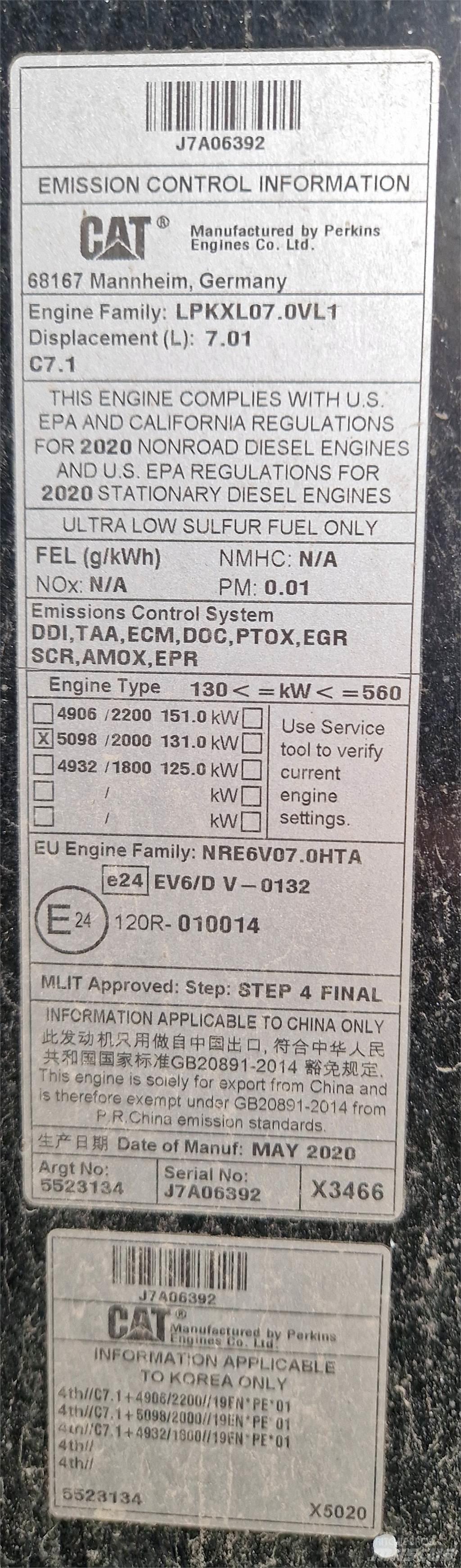 CAT 120AWD 平土機