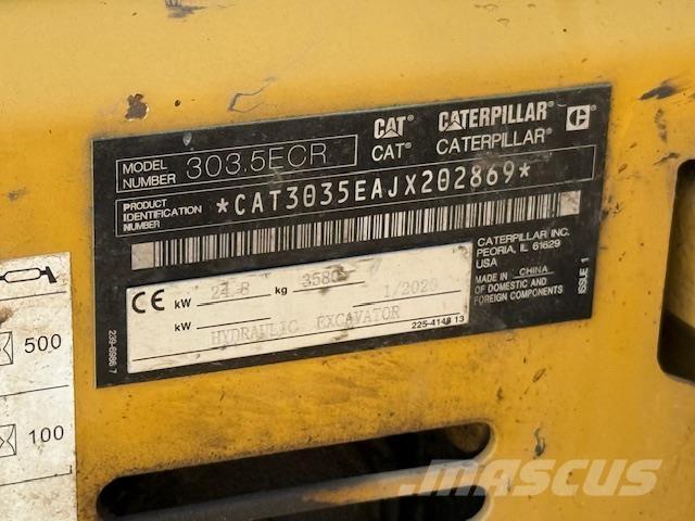 CAT 303.5ECR 小型挖土機/掘鑿機<7t(小型挖掘機)