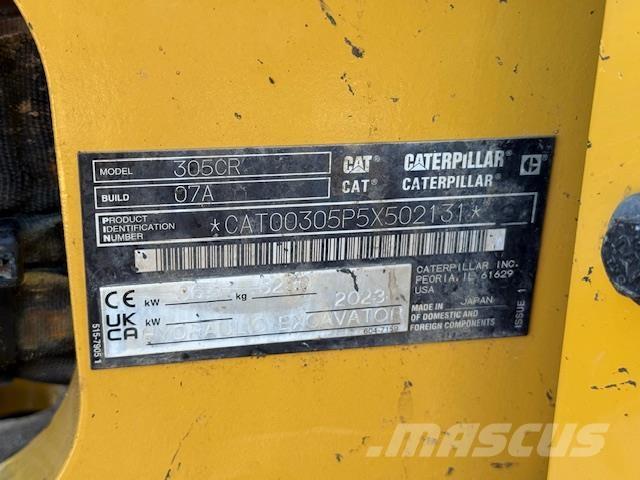 CAT 305 小型挖土機/掘鑿機<7t(小型挖掘機)
