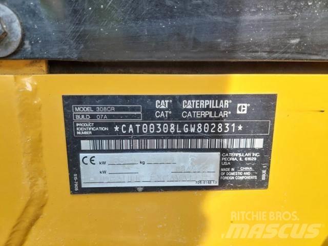CAT 308 小型挖土機/掘鑿機<7t(小型挖掘機)