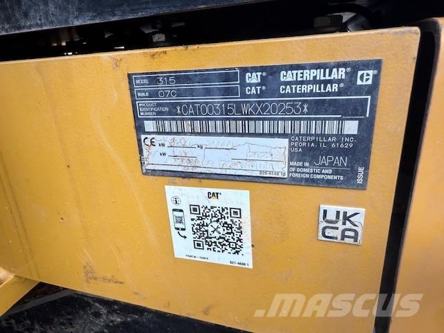 CAT 315 履帶式 挖土機/掘鑿機/挖掘機