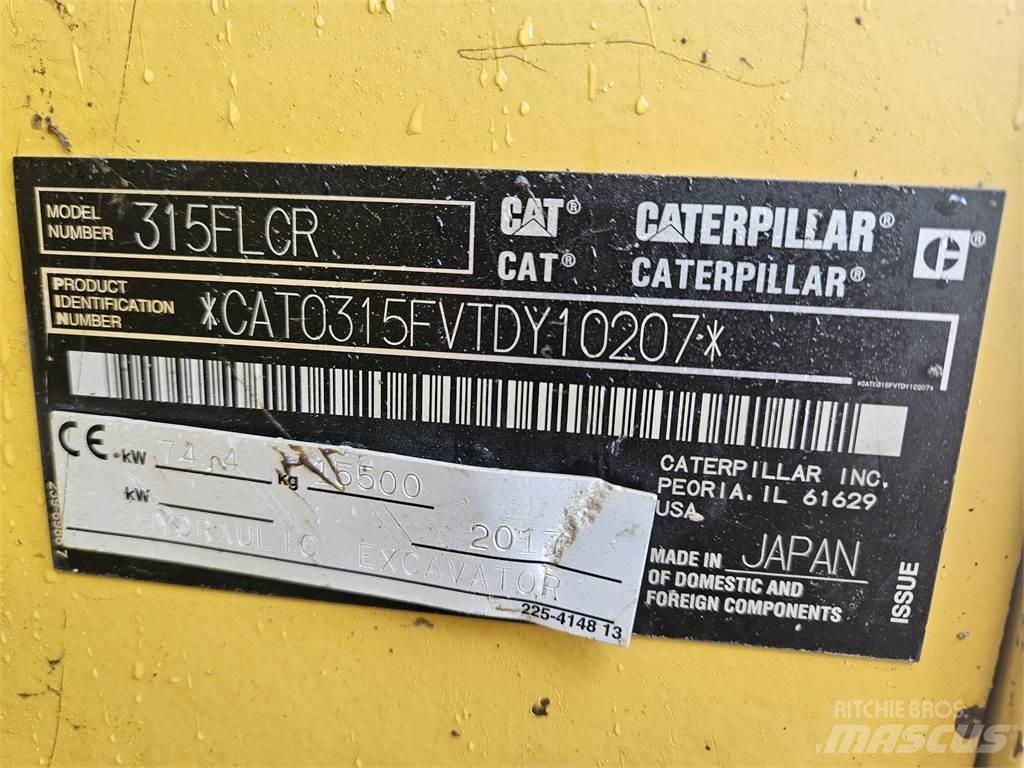 CAT 315FLCR 履帶式 挖土機/掘鑿機/挖掘機
