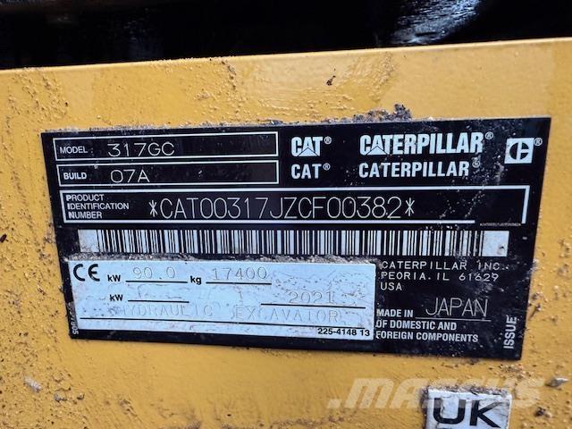 CAT 317 GC 履帶式 挖土機/掘鑿機/挖掘機