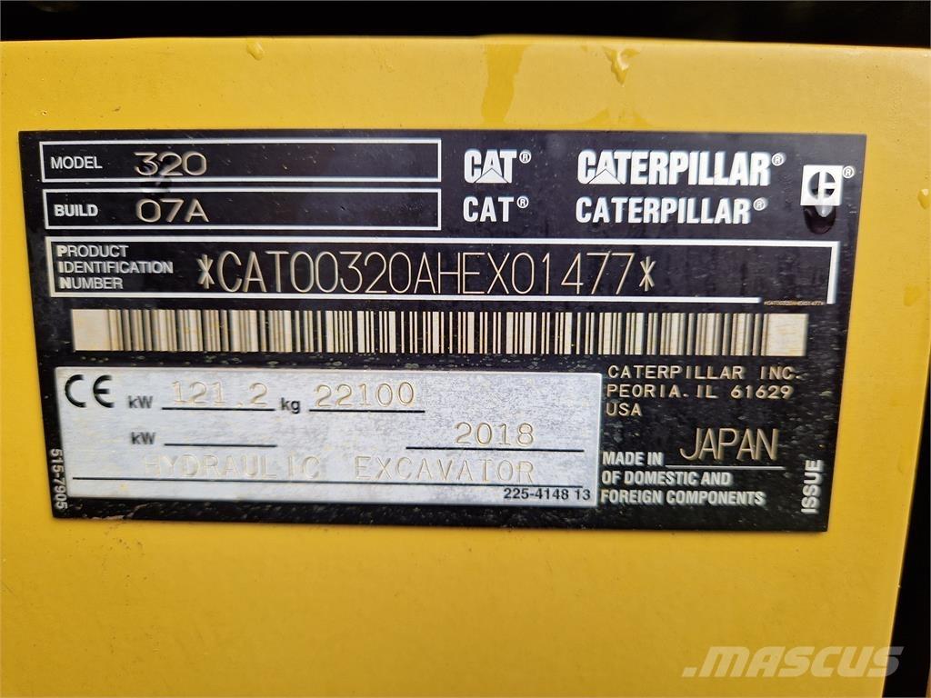 CAT 320 履帶式 挖土機/掘鑿機/挖掘機