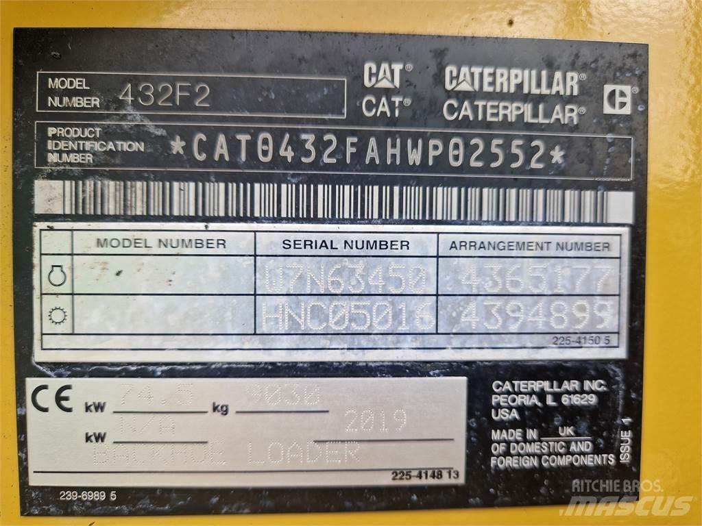CAT 432F2 反鏟裝載機