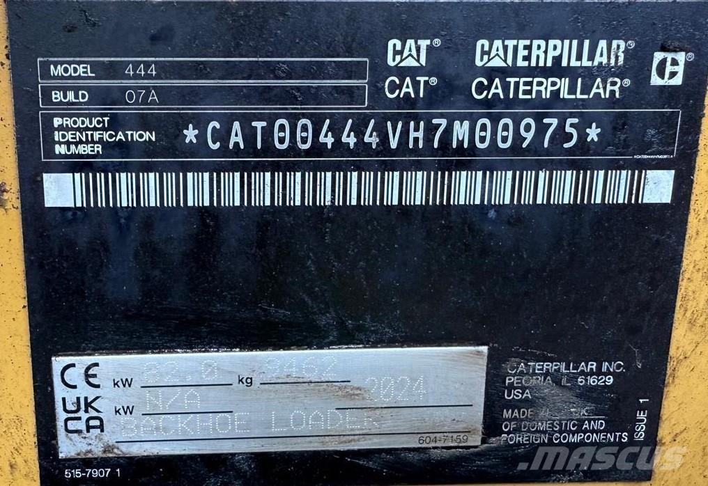 CAT 444 反鏟裝載機