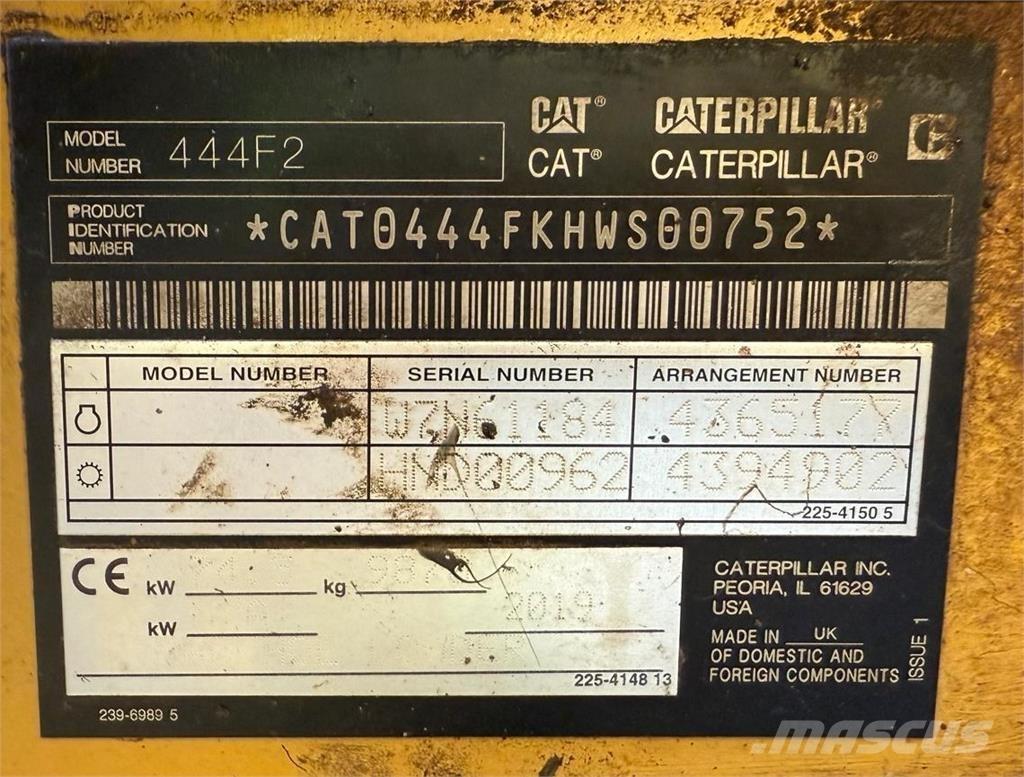 CAT 444F2 反鏟裝載機