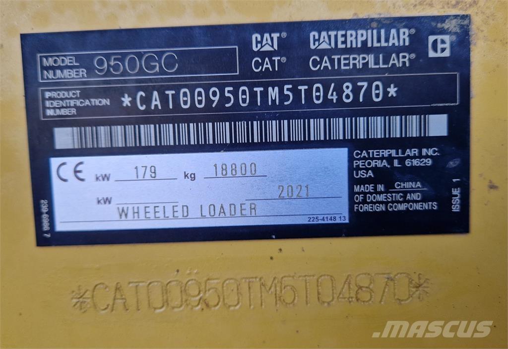 CAT 950GC 輪胎式裝載機