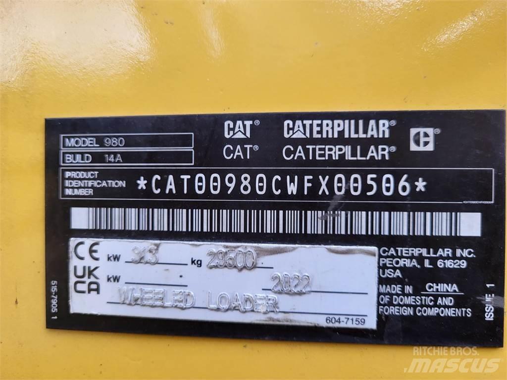 CAT 980 NG 輪胎式裝載機