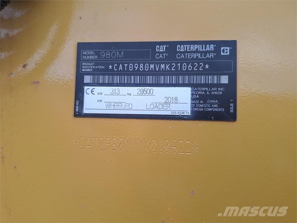 CAT 980M 輪胎式裝載機