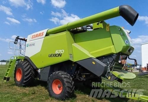 CLAAS Lexion 670 聯合收穫機