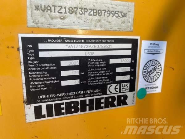 Liebherr L 538 V 輪胎式裝載機