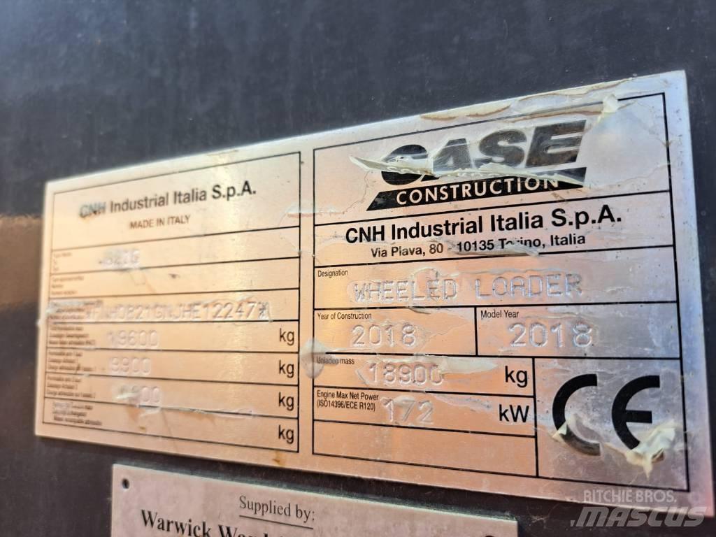 CASE 821 GXR 輪胎式裝載機