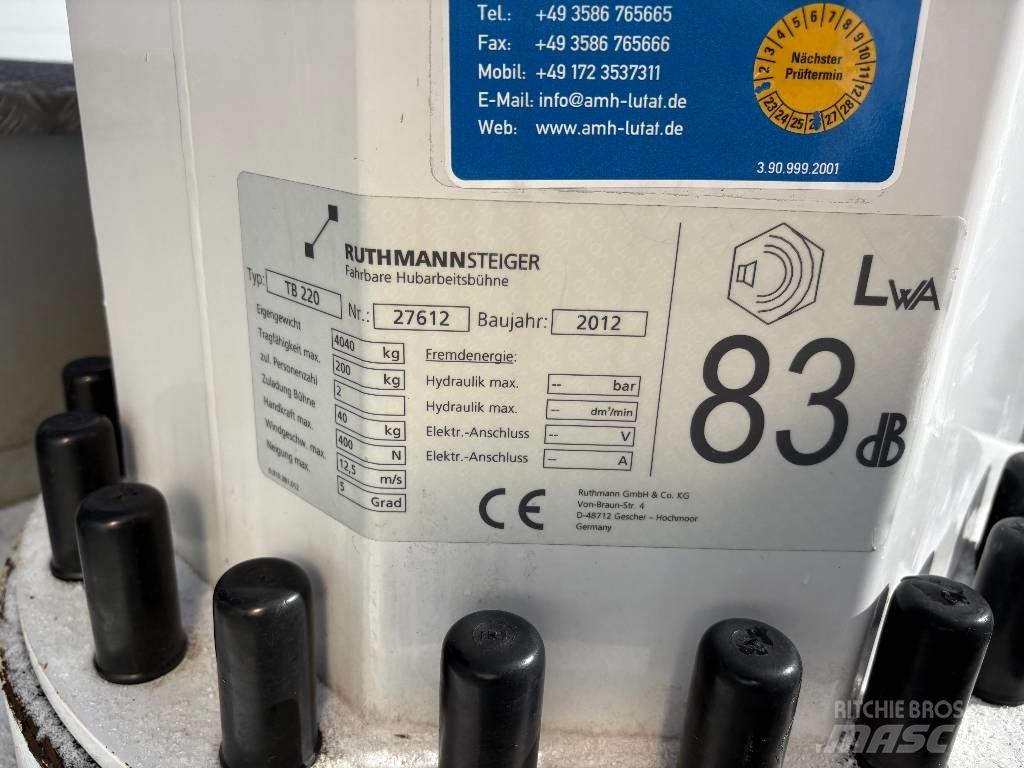 Ruthmann TB 220 卡車裝載高空作業車