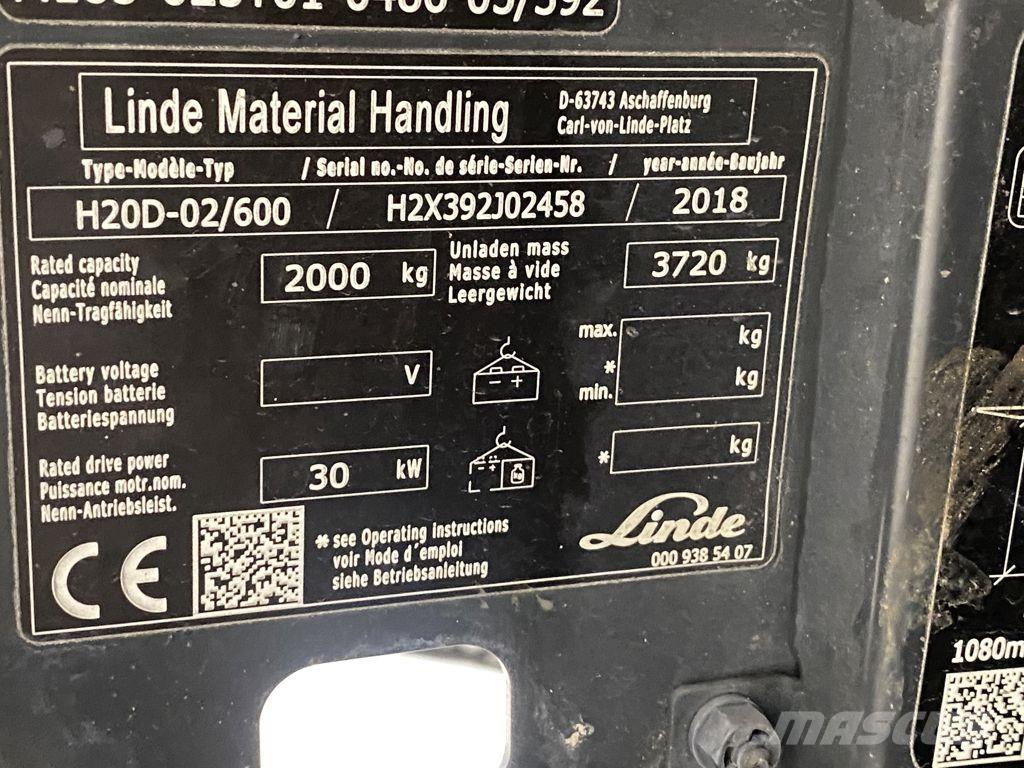 Linde H20D-02/600 柴油卡車